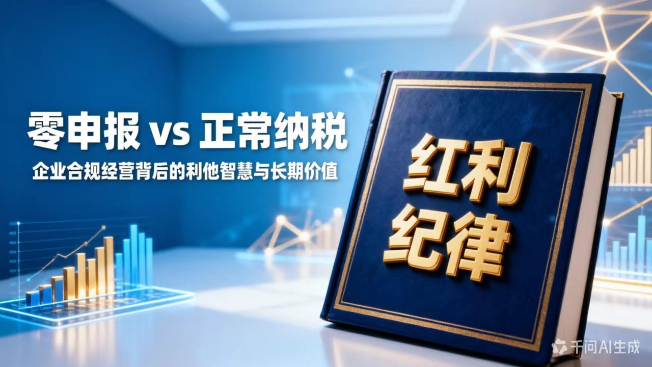 零申报 vs 正常纳税：企业合规经营背后智慧与长期价值