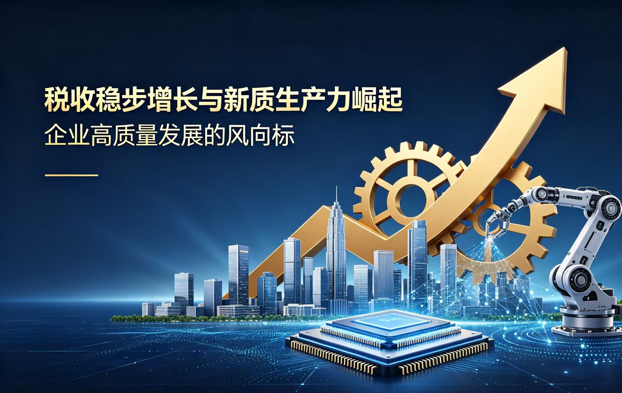 税收稳步增长与新质生产力崛起：企业高质量发展的“风向标”
